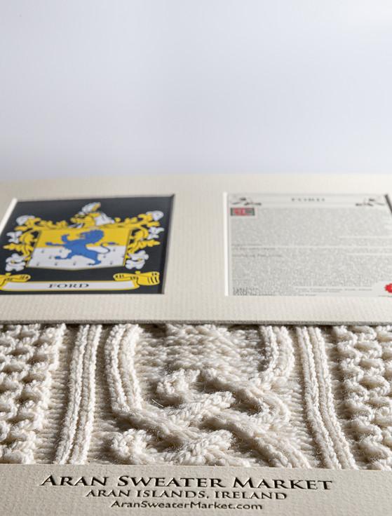 Aran Cashmere Ford Clan Aran & History Display