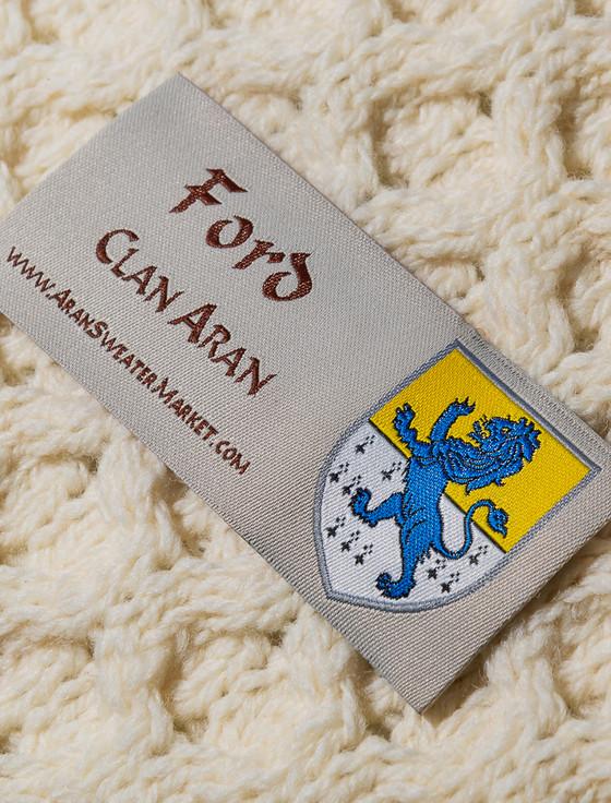 Aran Cashmere Ford Clan Aran Poncho