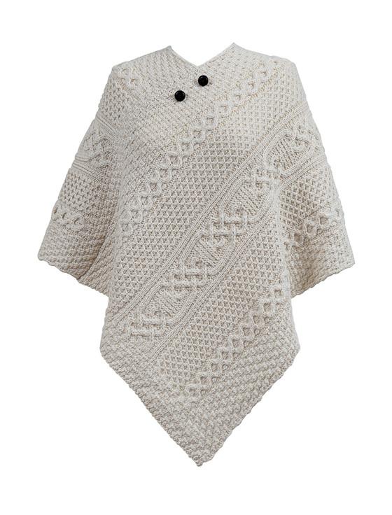 aran cashmere Ford Clan Aran Poncho