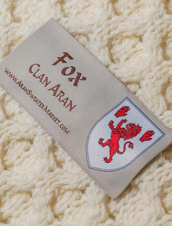 Aran Cashmere Fox Clan Aran Poncho