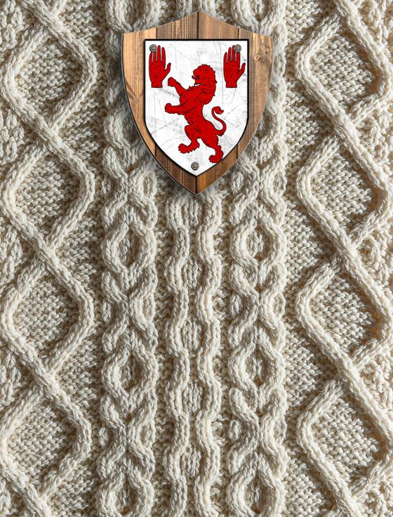aran cashmere Fox Clan Aran Throw