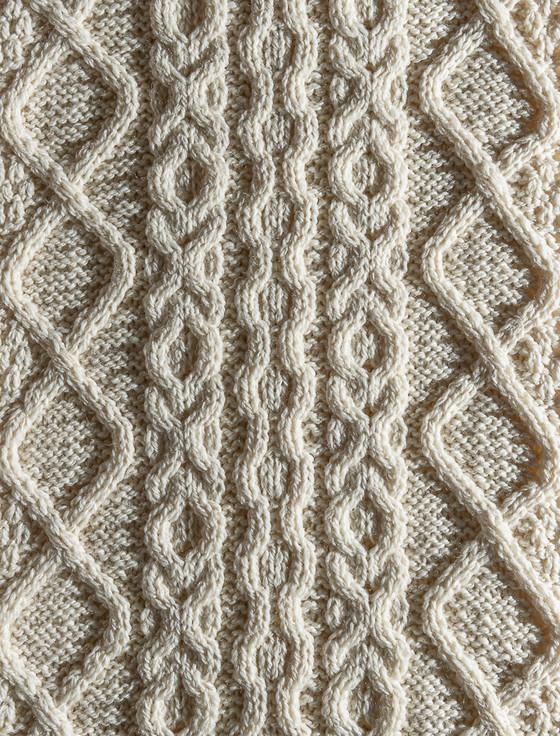 Aran Cashmere Fox Clan Scarf