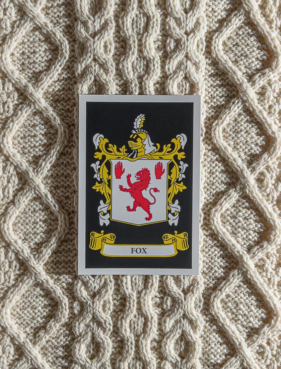 Aran Cashmere Fox Clan Scarf