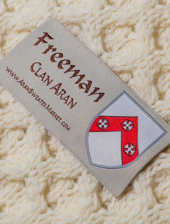 Aran Cashmere Freeman Clan Aran Poncho