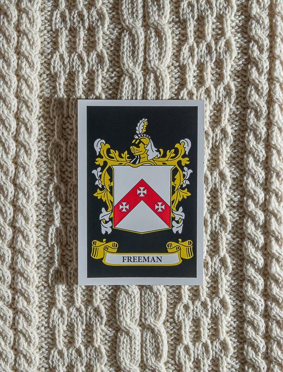 Aran Cashmere Freeman Clan Scarf