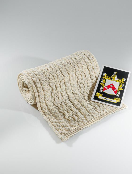 aran cashmere Freeman Clan Scarf
