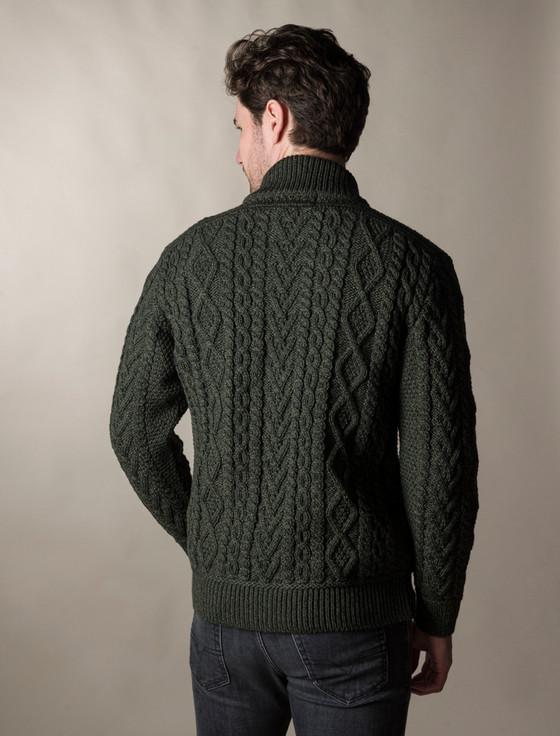 Aran Cashmere ‎Full Zip Aran ‎Cardiga‎n