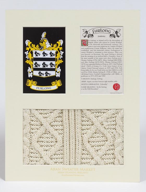 Aran Cashmere Furlong Clan Aran & History Display