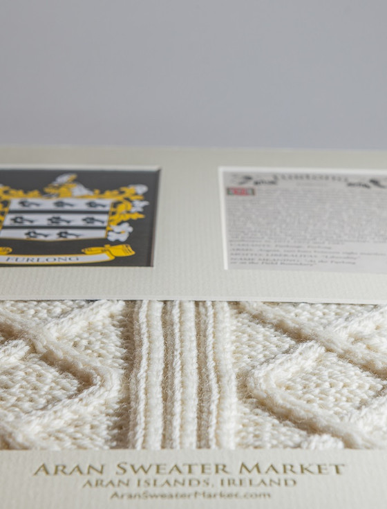 Aran Cashmere Furlong Clan Aran & History Display