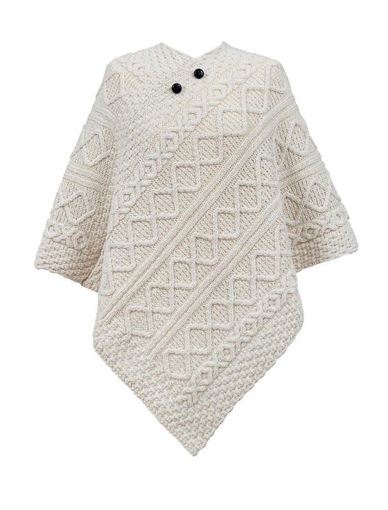 aran cashmere Furlong Clan Aran Poncho