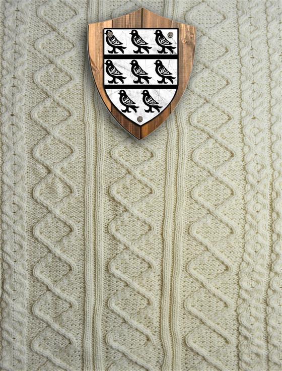 aran cashmere Furlong Clan Aran Throw