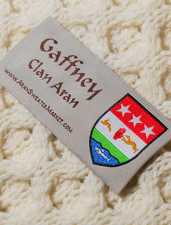 Aran Cashmere Gaffney Clan Aran Throw