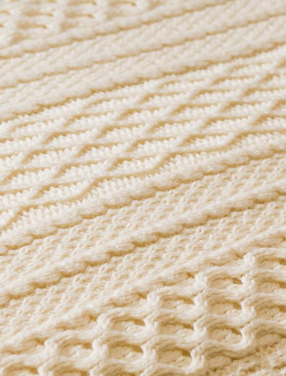 Aran Cashmere Gallagher Clan Aran Bed Runner