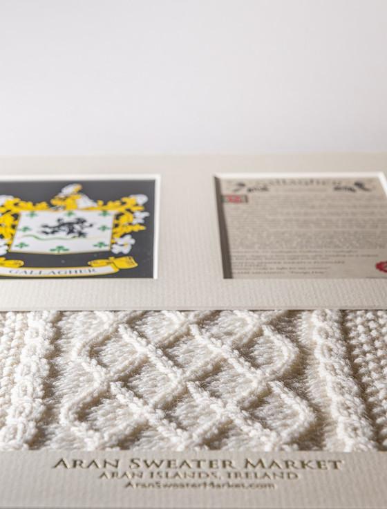 Aran Cashmere Gallagher Clan Aran & History Display