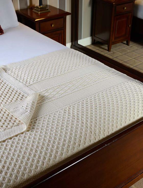 aran cashmere Gallagher Clan Aran Throw