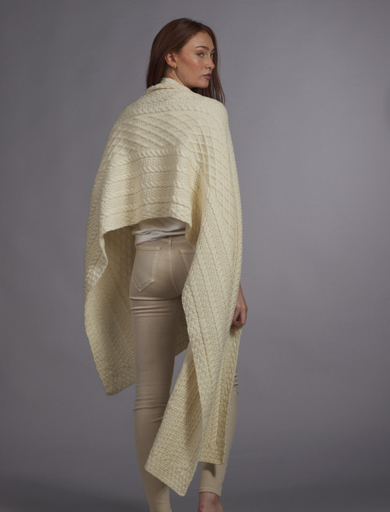 Aran Cashmere Gallagher Clan Aran Wrap