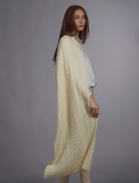 Aran Cashmere Gallagher Clan Aran Wrap