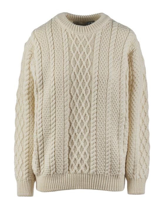 aran cashmere Gallagher Clan Sweater
