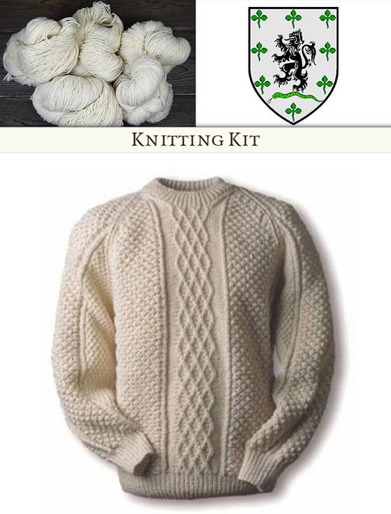 aran cashmere Gallagher Knitting Kit