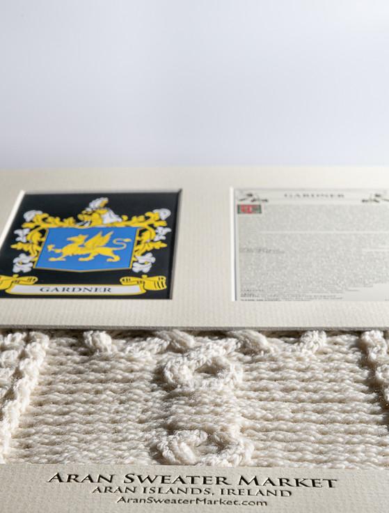 Aran Cashmere Gardner Clan Aran & History Display