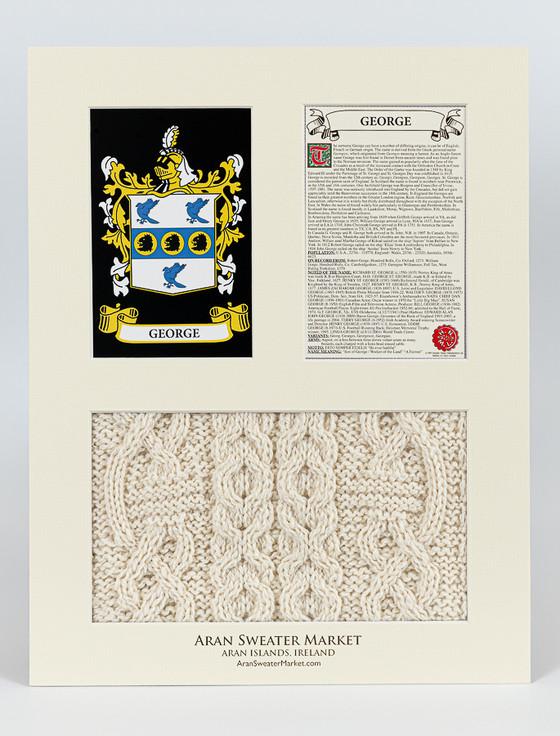 Aran Cashmere George Clan Aran & History Display