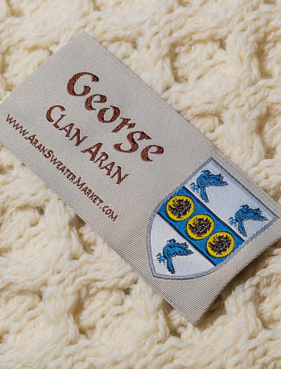 Aran Cashmere George Clan Aran Throw