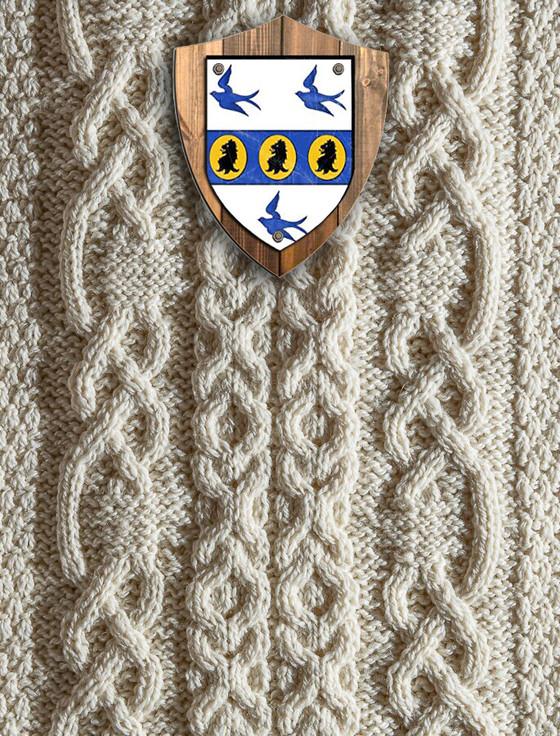 aran cashmere George Clan Aran Throw