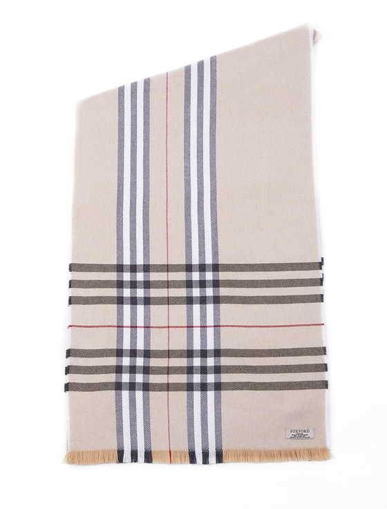 Aran Cashmere Giant Merino Scarf - Classic Camel