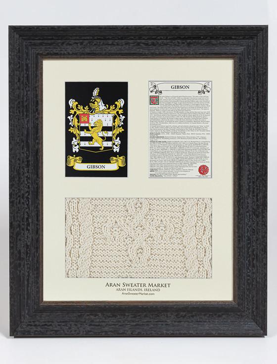 aran cashmere Gibson Clan Aran & History Display