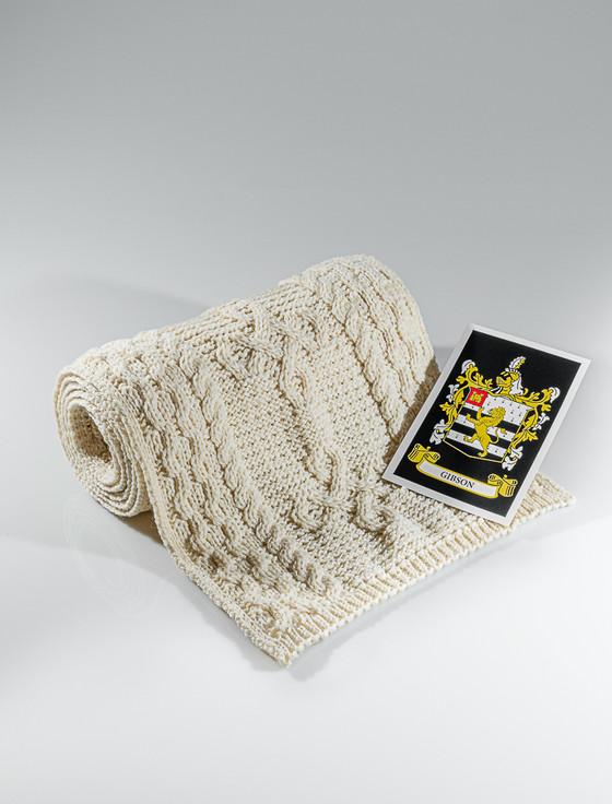 aran cashmere Gibson Clan Scarf