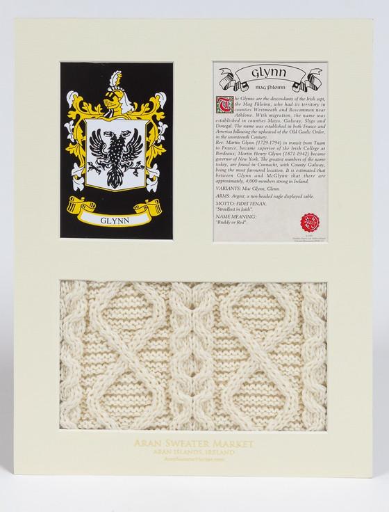 Aran Cashmere Glynn Clan Aran & History Display