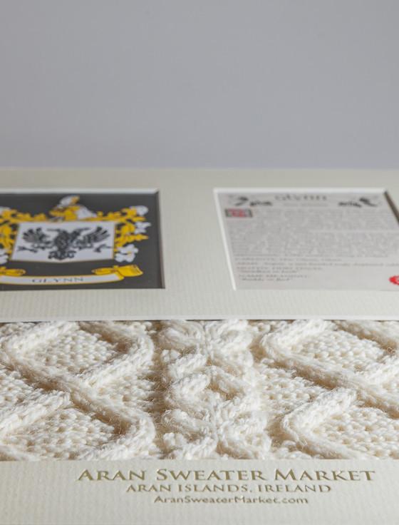 Aran Cashmere Glynn Clan Aran & History Display