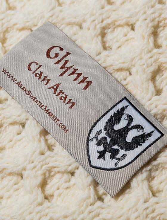 Aran Cashmere Glynn Clan Aran Throw