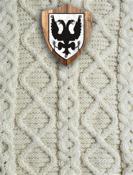 aran cashmere Glynn Clan Aran Throw