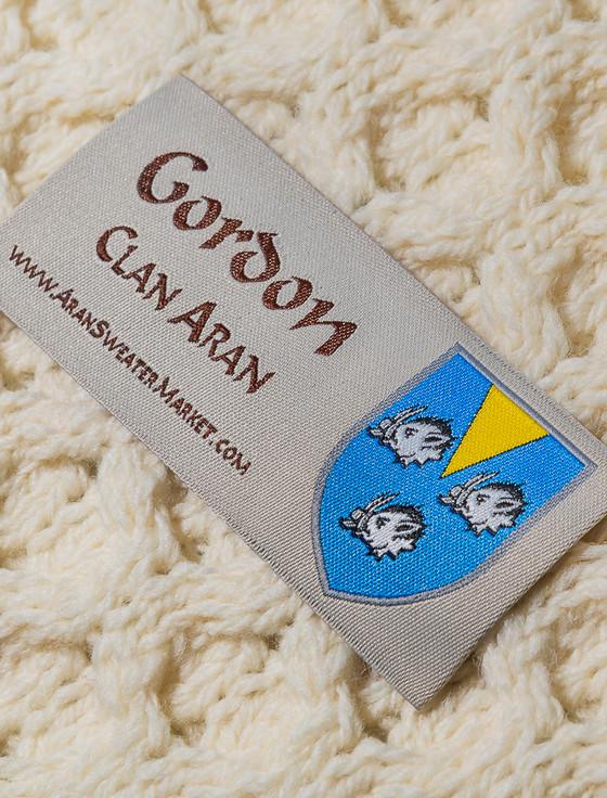 Aran Cashmere Gordon Clan Aran Poncho