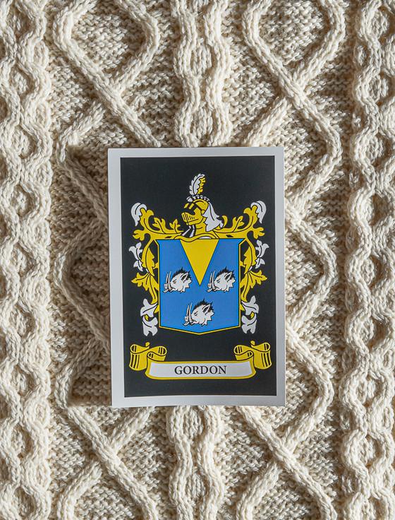 Aran Cashmere Gordon Clan Aran Throw