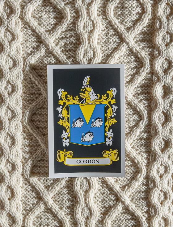 Aran Cashmere Gordon Clan Scarf