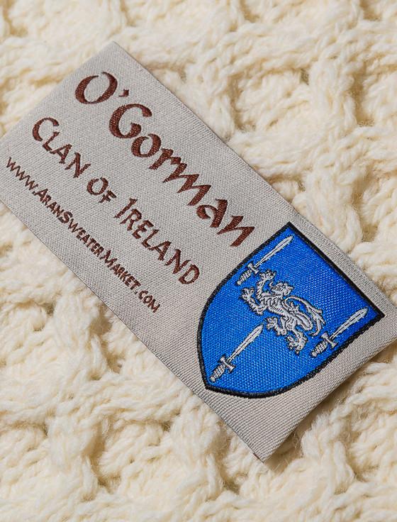 Aran Cashmere Gorman Clan Aran Throw