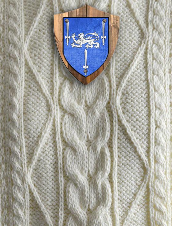 Aran Cashmere Gorman Clan Aran Throw