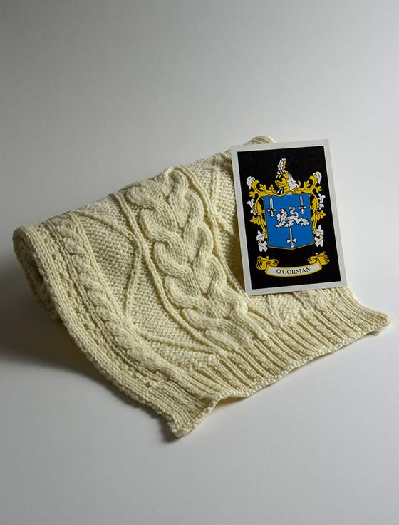 aran cashmere Gorman Clan Scarf