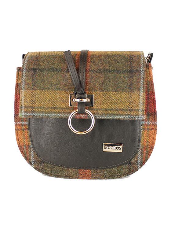 Aran Cashmere Grace Tweed Bag - Autumn