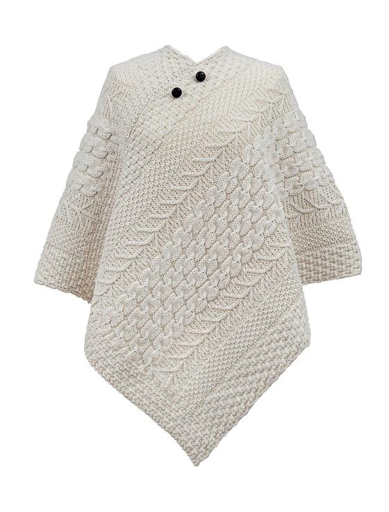 aran cashmere Graham Clan Aran Poncho