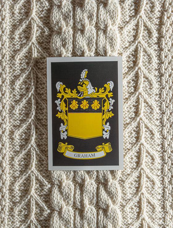 Aran Cashmere Graham Clan Scarf