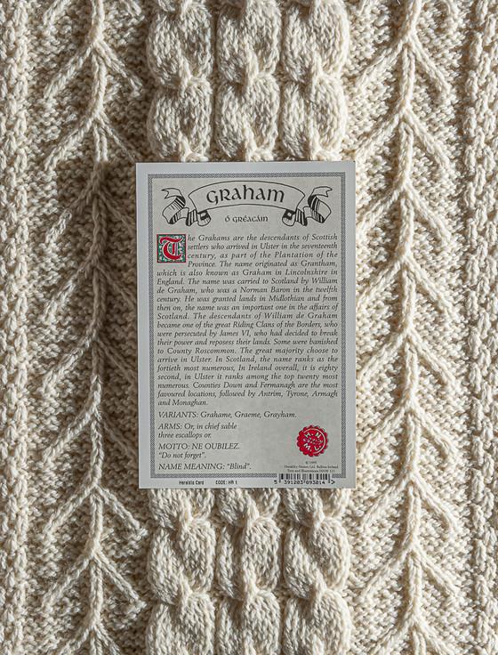 Aran Cashmere Graham Clan Scarf