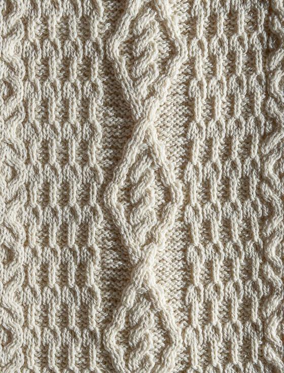 Aran Cashmere Gray Clan Scarf