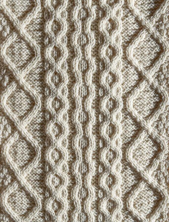 Aran Cashmere Green Clan Scarf