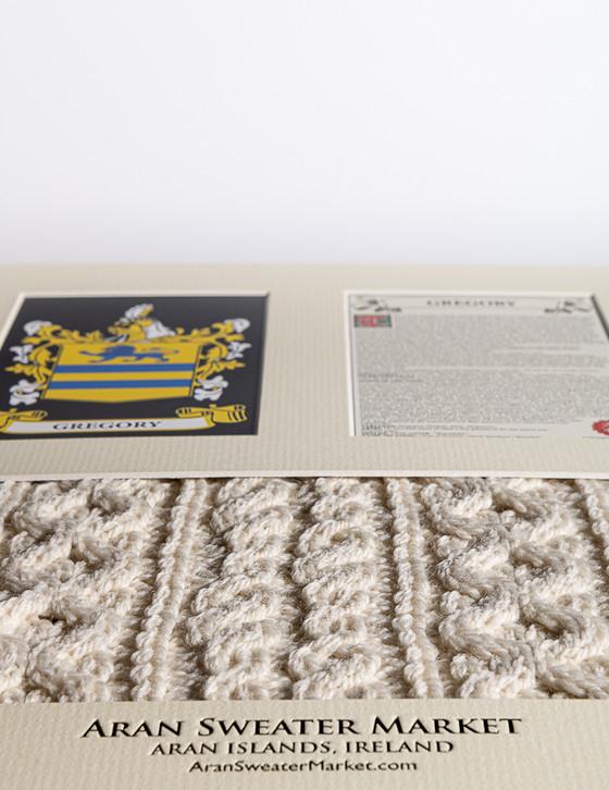 Aran Cashmere Gregory Clan Aran & History Display