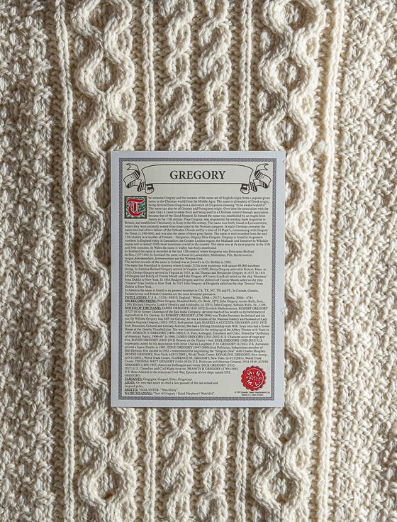 Aran Cashmere Gregory Clan Aran Throw