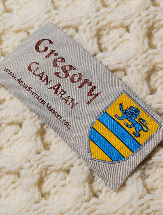 Aran Cashmere Gregory Clan Aran Throw