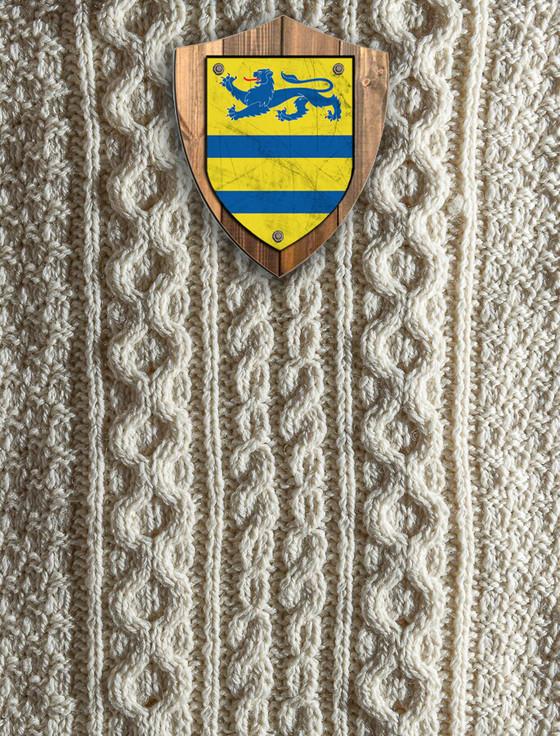 aran cashmere Gregory Clan Aran Throw